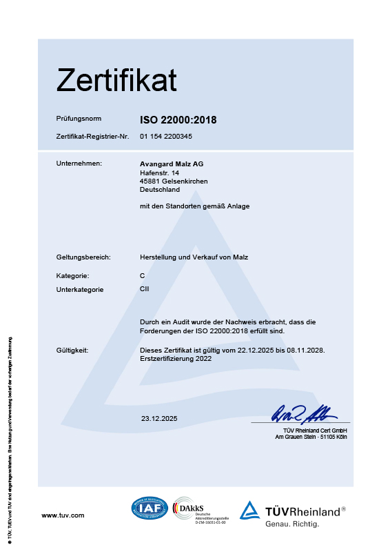 Certificate 22000