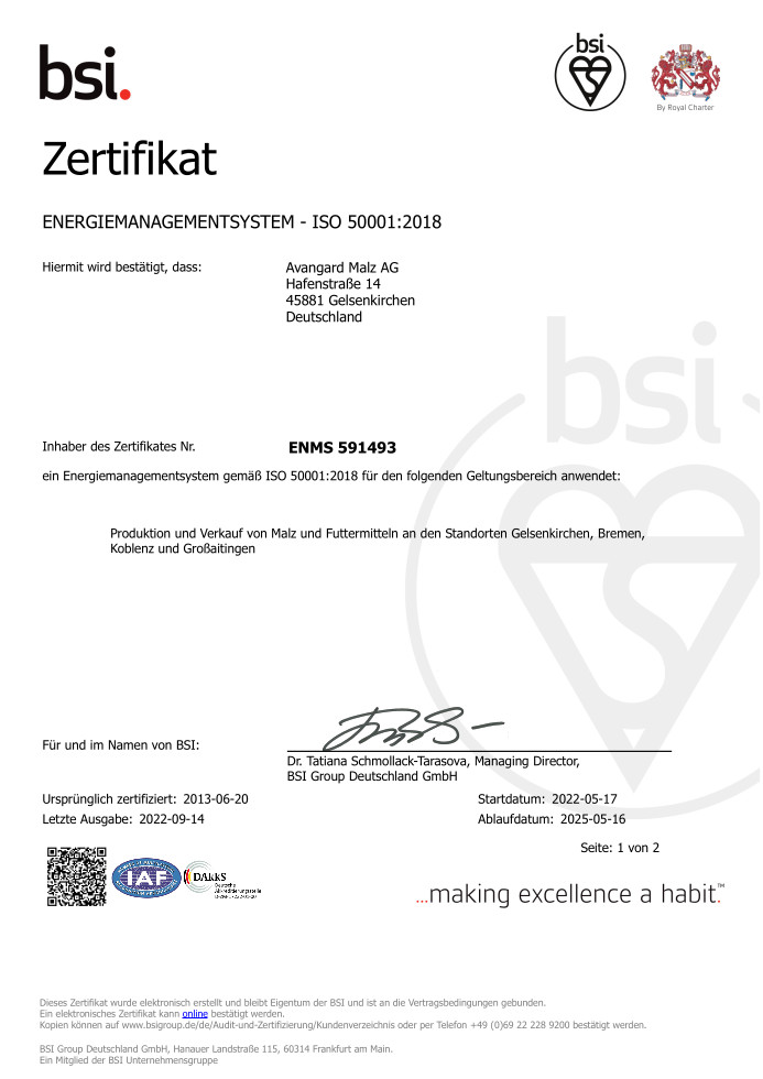Certificate 50001